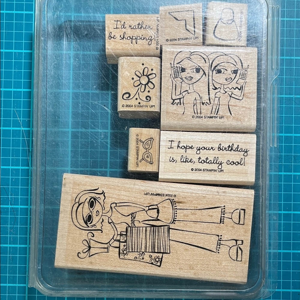 Stampin' Up! Wooden Stamps - Totally Cool